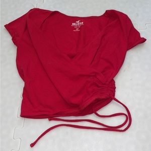 Hollister Red Baby Tee